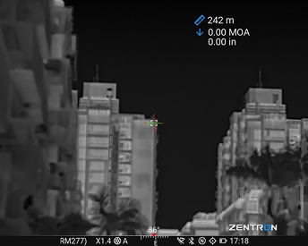 CQ25R laser rangefinder thermal view