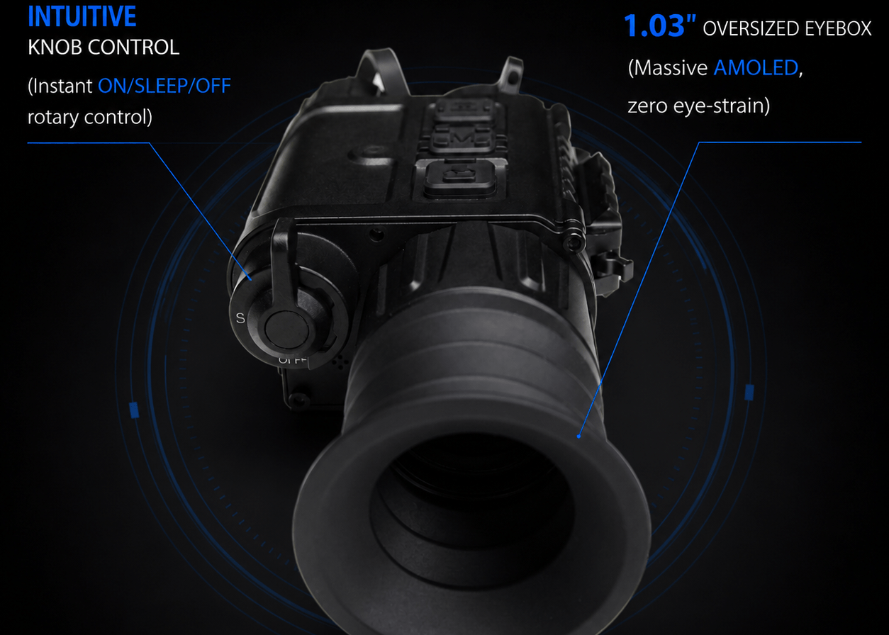 MEGA CQ25R massive 1.03 inch OLED eyebox